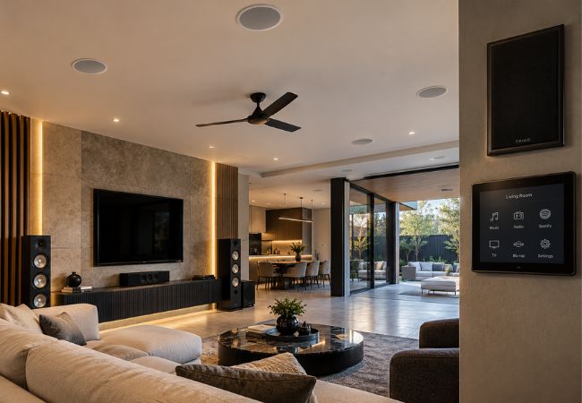 Whole home architectural audio system